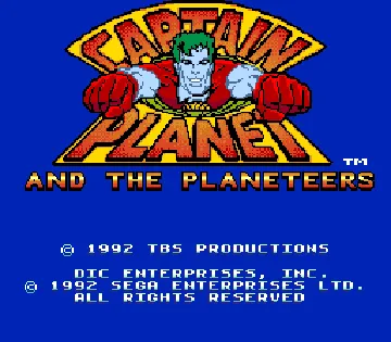 Captain Planet and the Planeteers (Europe) screen shot title